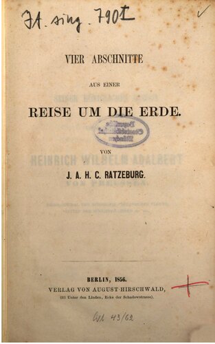 Vier Abschnitte aus einer Reise um die Erde