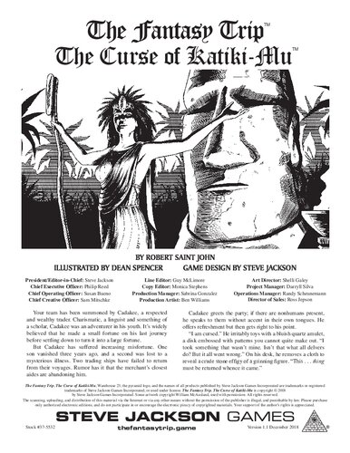 The Fantasy Trip. The Curse of Katiki-Mu