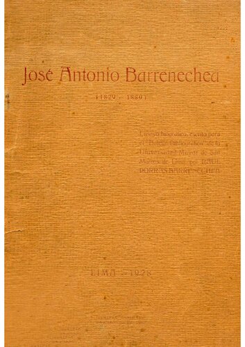 José Antonio Barrenechea (1829-1889)