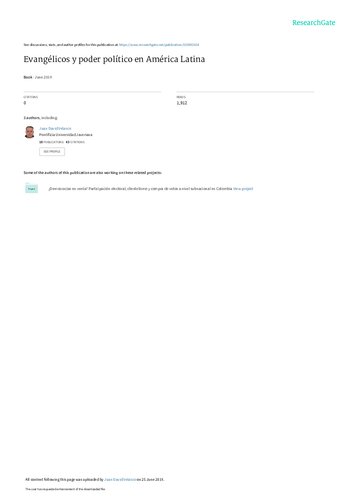 Evangélicos y poder en América Latina