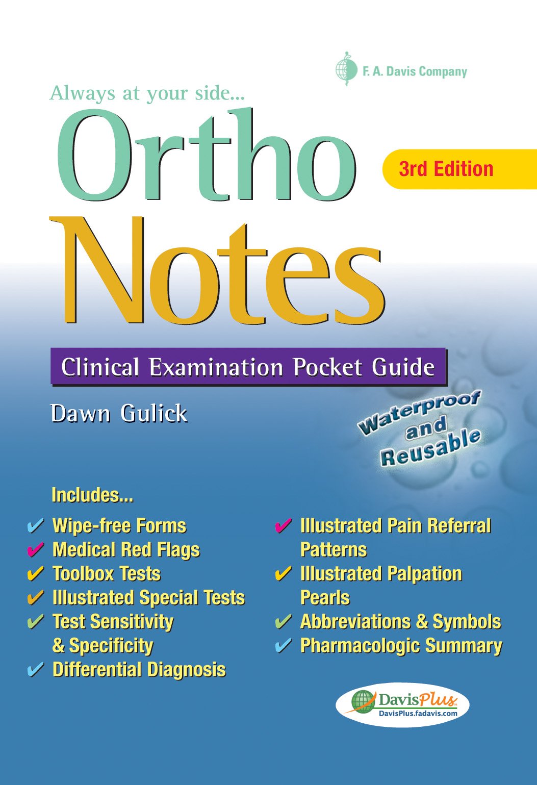 Ortho Notes: Clinical Examination Pocket Guide (Davis's Notes)