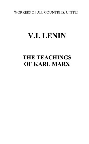 The Teachings of Karl Marx