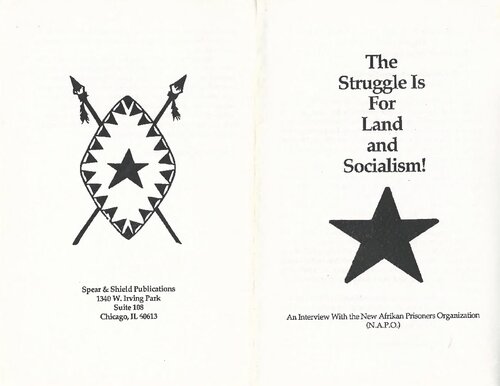 The Struggle Is For Land and Socialism! An Interview With the New Afrikan Prisoners Organization (N.A.P.O.)