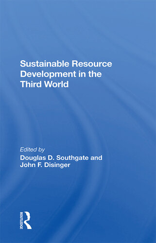 Sustainable Resource Development in the Third World
