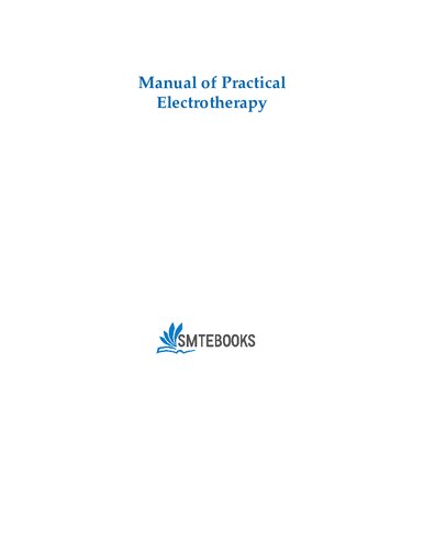 Manual of practical electrotherapy