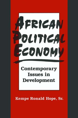 African Political Economy: Contemporary Issues in Development