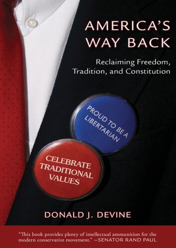 America's Way Back: Freedom, Tradition, Constitution