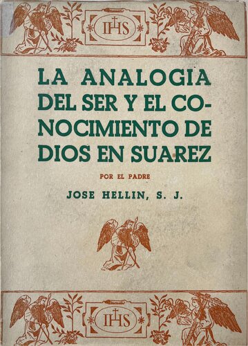 La Analogia del Ser y el conocimiento de Dios en Suarez