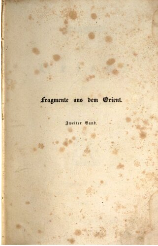 Fragmente aus dem Orient