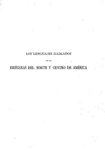 Los lenguajes hablados por los indígenas del norte y centro de América. Conferencia
