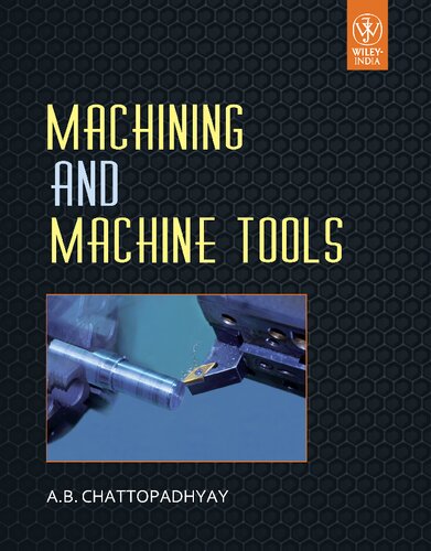 Machining and Machine Tools