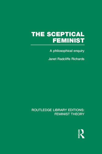 The Sceptical Feminist: A Philosophical Enquiry