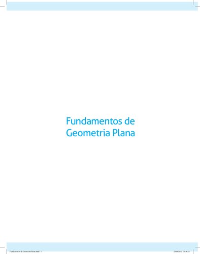 Fundamentos de Geometria Plana