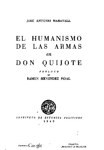 El humanismo de las armas en Don Quijote