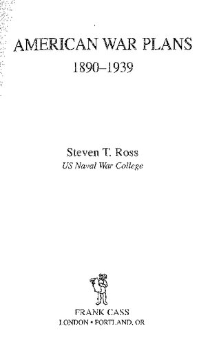 American War Plans, 1890–1939