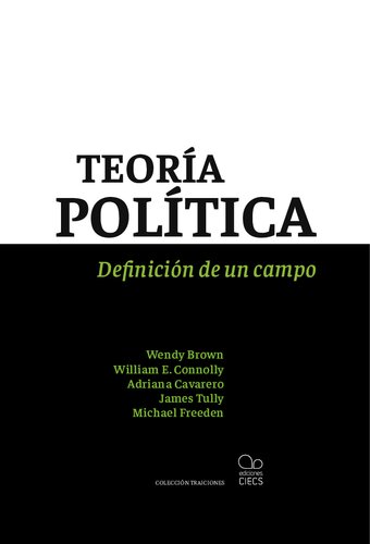 Teoría política. Definición de un campo