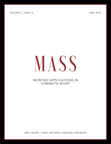 MASS - Volume 2 - Issue 5 - Monthly Applications in Strength Sport