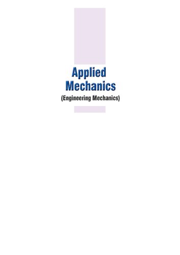 Applied Mechanics(Engineering Mechanics)