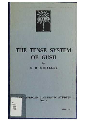 The tense system of Gusii