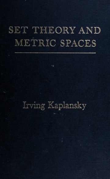 Set Theory and Metric Spaces
