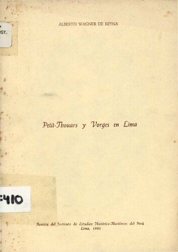 Petit-Thouars y Vorges en Lima