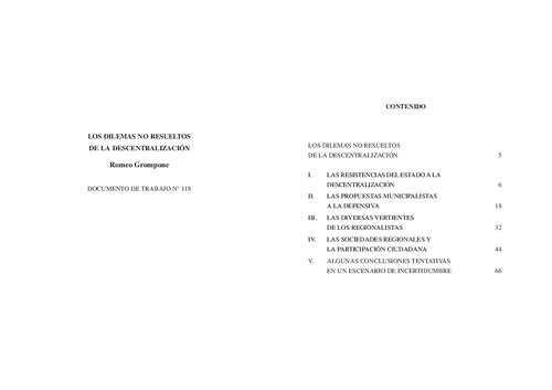 Los dilemas no resueltos de la descentralización (Perú)