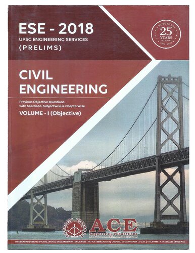 ESE(Prelims)-Civil Engineering: Volume 1