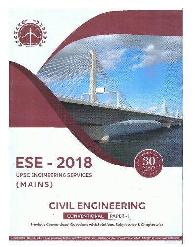 ESE(Mains)-Civil Engineering: Volume 1