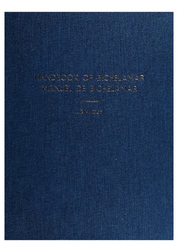 Handbook of Bichelamar - Manuel De Bichelamar