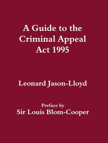 A Guide to the Criminal Appeal ACT 1995