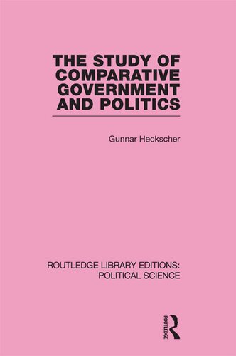The Study of Comparative Government and Politics
