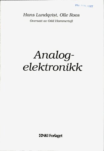 Analogelektronikk