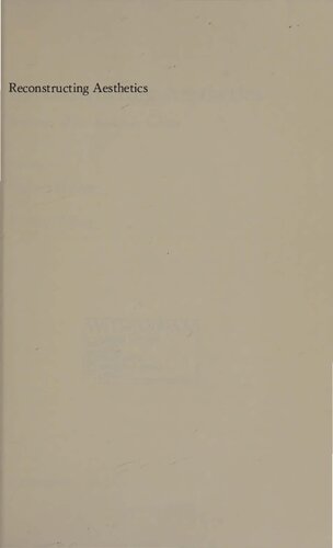 Reconstructing Aesthetics. Writings of the Budapest School