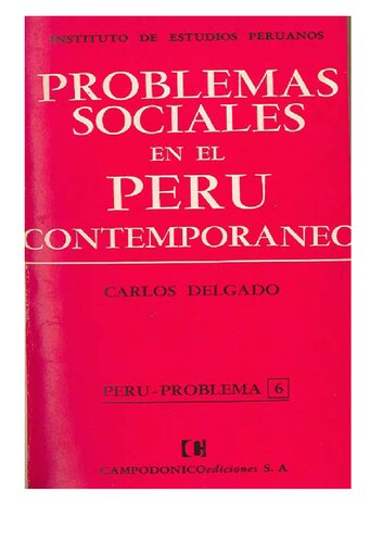 Problemas sociales en el Perú contemporáneo