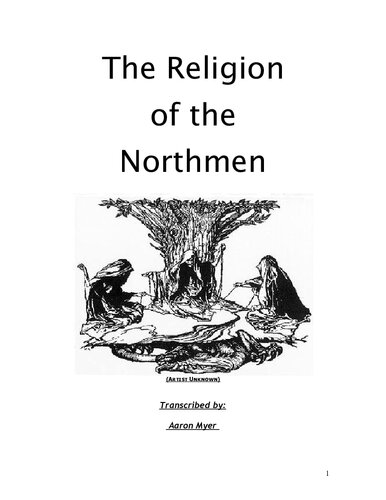 The Religion of the Northman