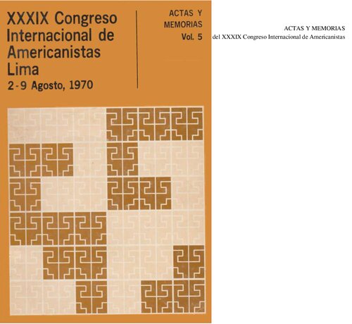 Lingüística e indigenismo moderno de América. Trabajos presentados al XXXIX Congreso Internacional de Americanistas