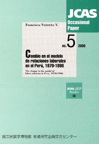Cambio en el modelo de relaciones laborales en el Perú, 1970-1996