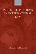 Peremptory Norms in International Law