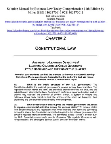 The Government Class Book; A Youth's Manual of Instruction in the Principles of Constitutional Government and Law. Part I. Principles of Government ... Part II. Principles of Law ..