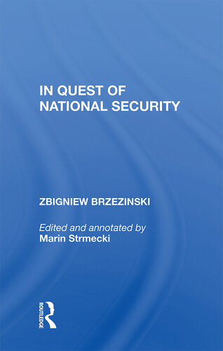 In Quest of National Security