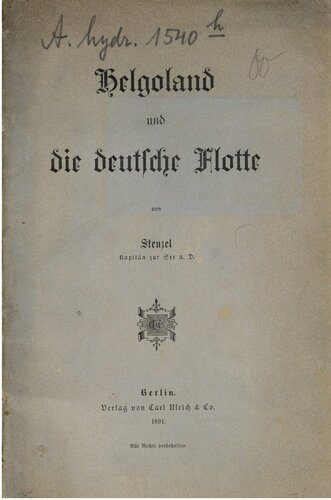 Helgoland und die deutsche Flotte