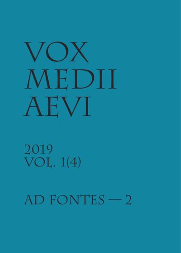 Vox Medii Aevi