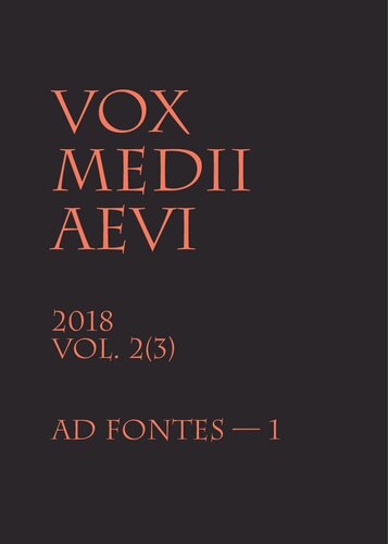 Vox Medii Aevi