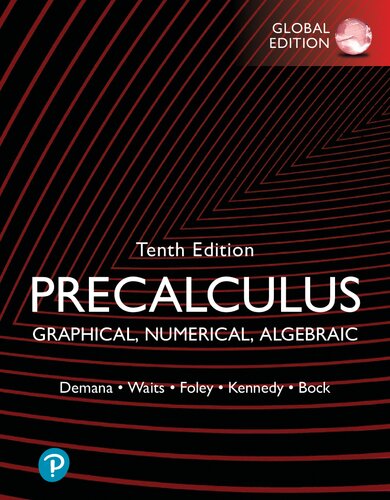 Precalculus : graphical, numerical, algebraic