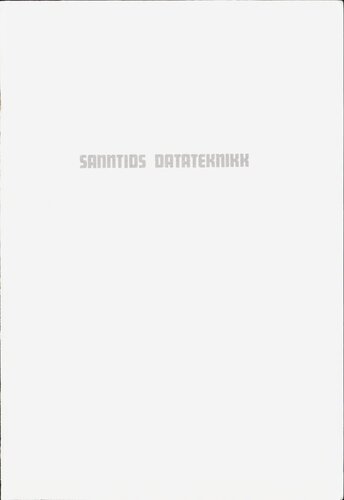 Sanntids datateknikk. 2