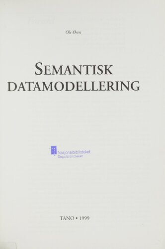 Semantisk datamodellering