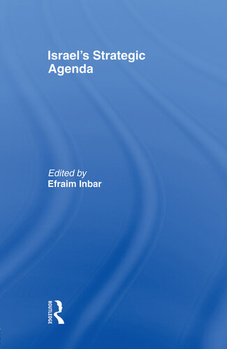 Israel's Strategic Agenda