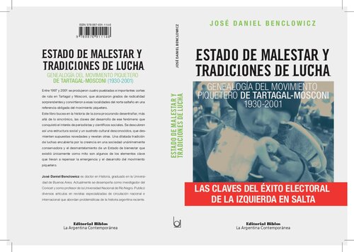 Estado de malestar y tradiciones de lucha: genealogía del movimiento piquetero de Tartagal-Mosconi, 1930-2001