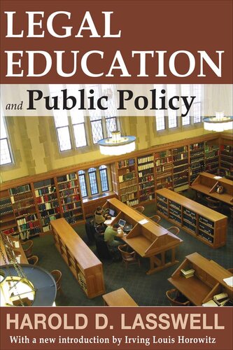 Legal Education and Public Policy