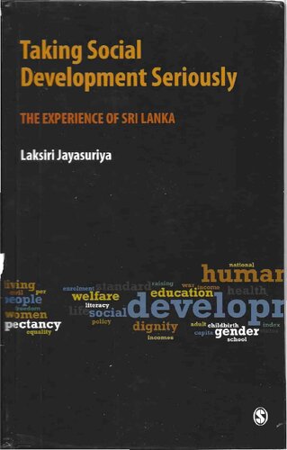 Taking Social Development Seriously: The Experience of Sri Lanka
